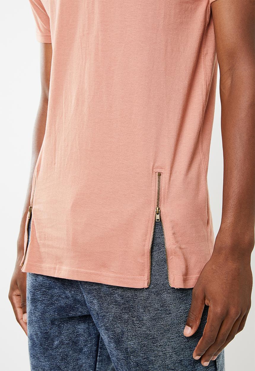 Brave Soul - Falcon short sleeve tee - pink