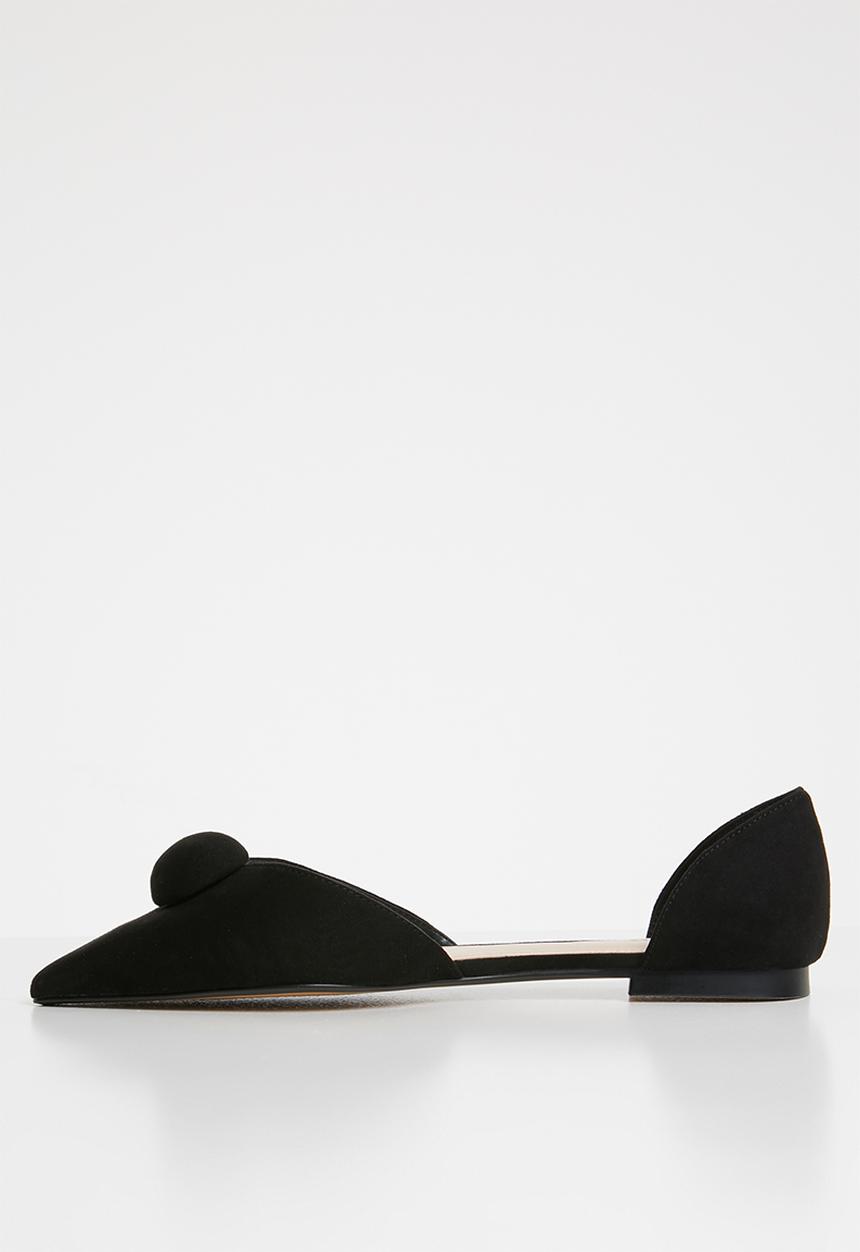 MANGO - Pom pom detail shoes - black 