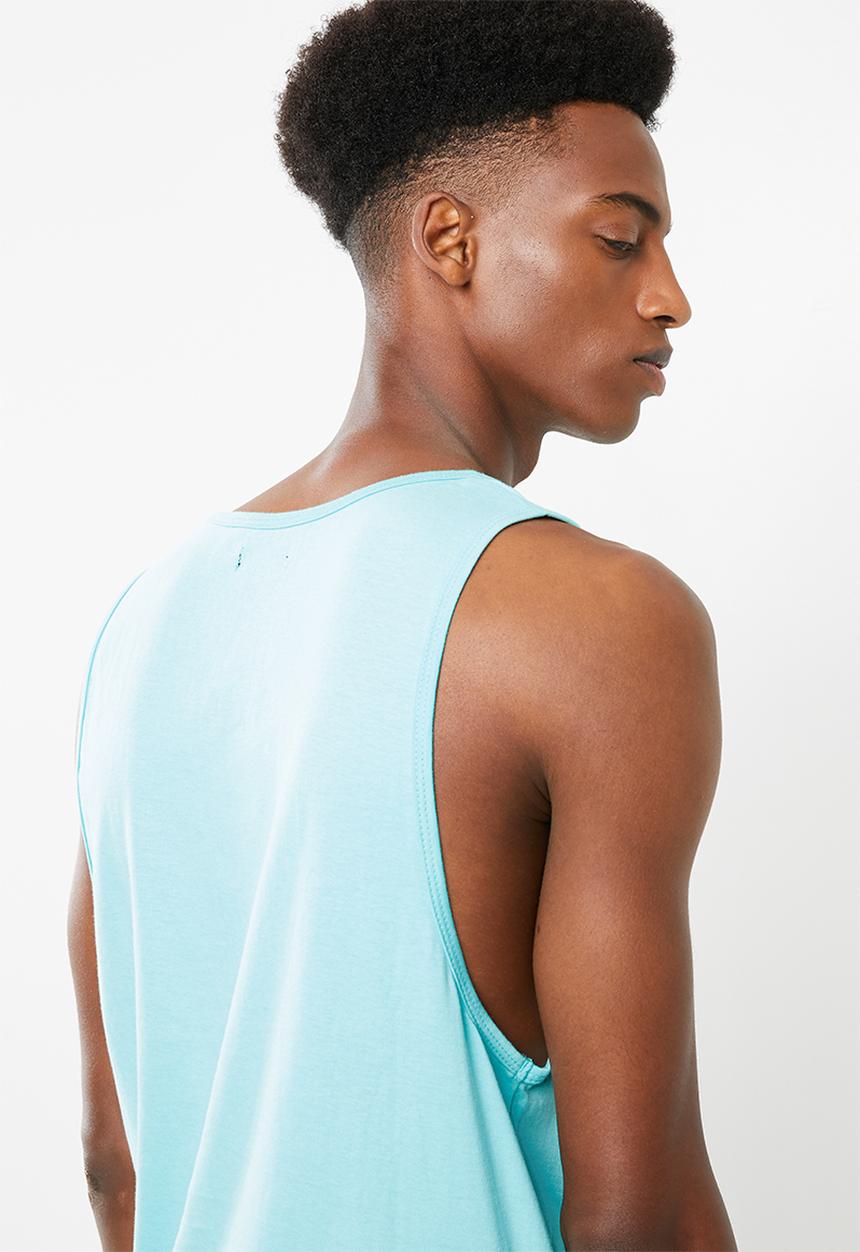 Brave Soul - Denali scoop neck vest - blue