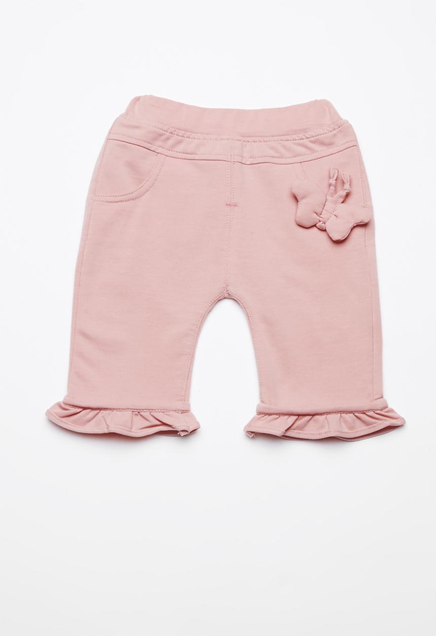 Pop Candy - Detailed butterfly leggings - mid pink