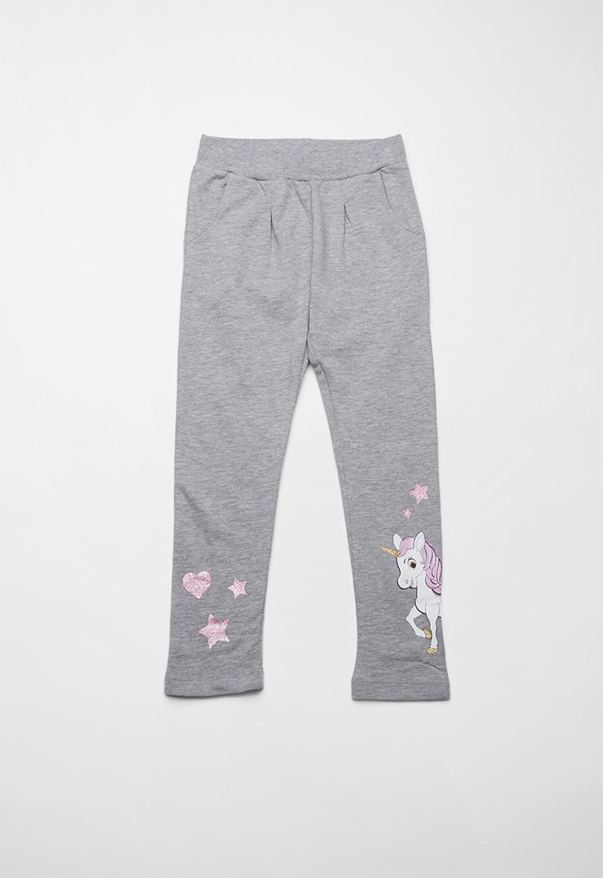 Name It - Pony long sweat pants - grey 