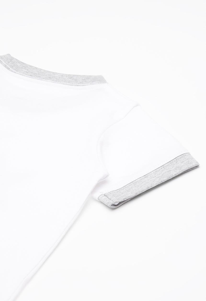 Converse - Star chevron ringer tee - white