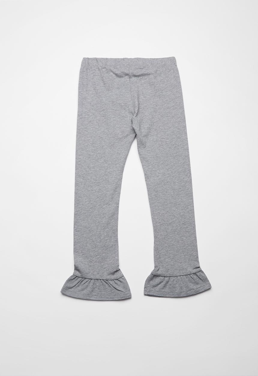 Name It - Frill bottom leggings - grey