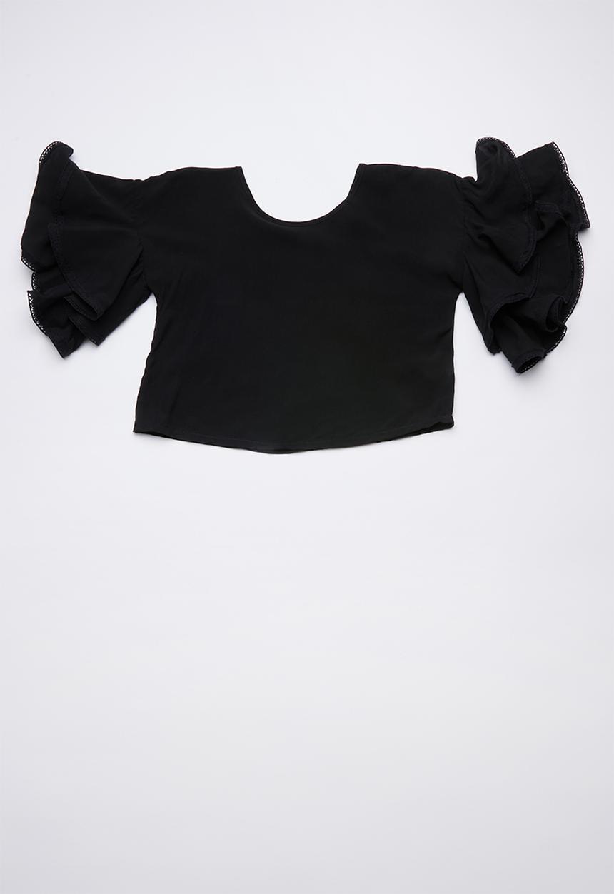 Rebel Republic - Boxy blouse - black