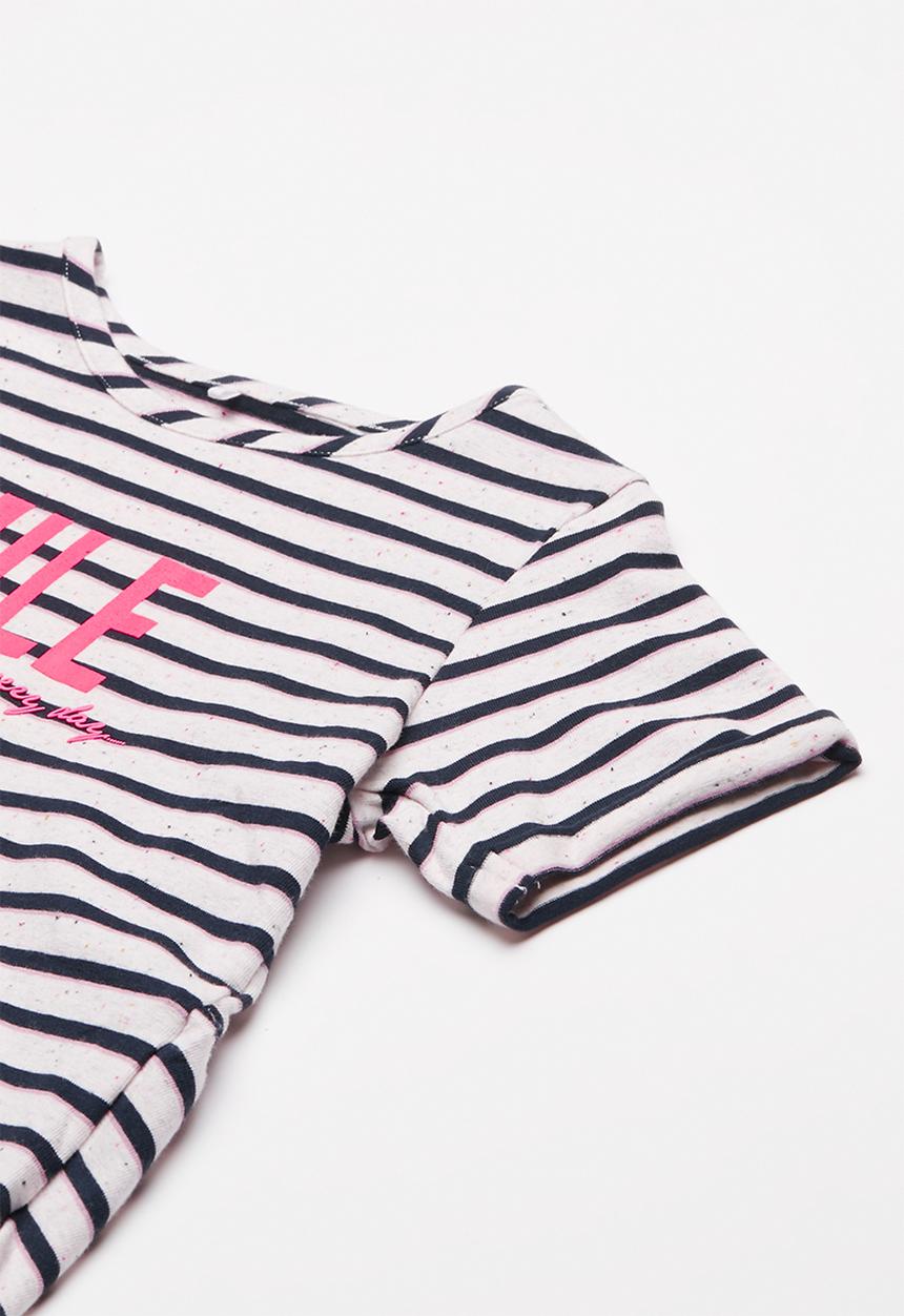 Name It - Kasa short sleeve top - white & navy