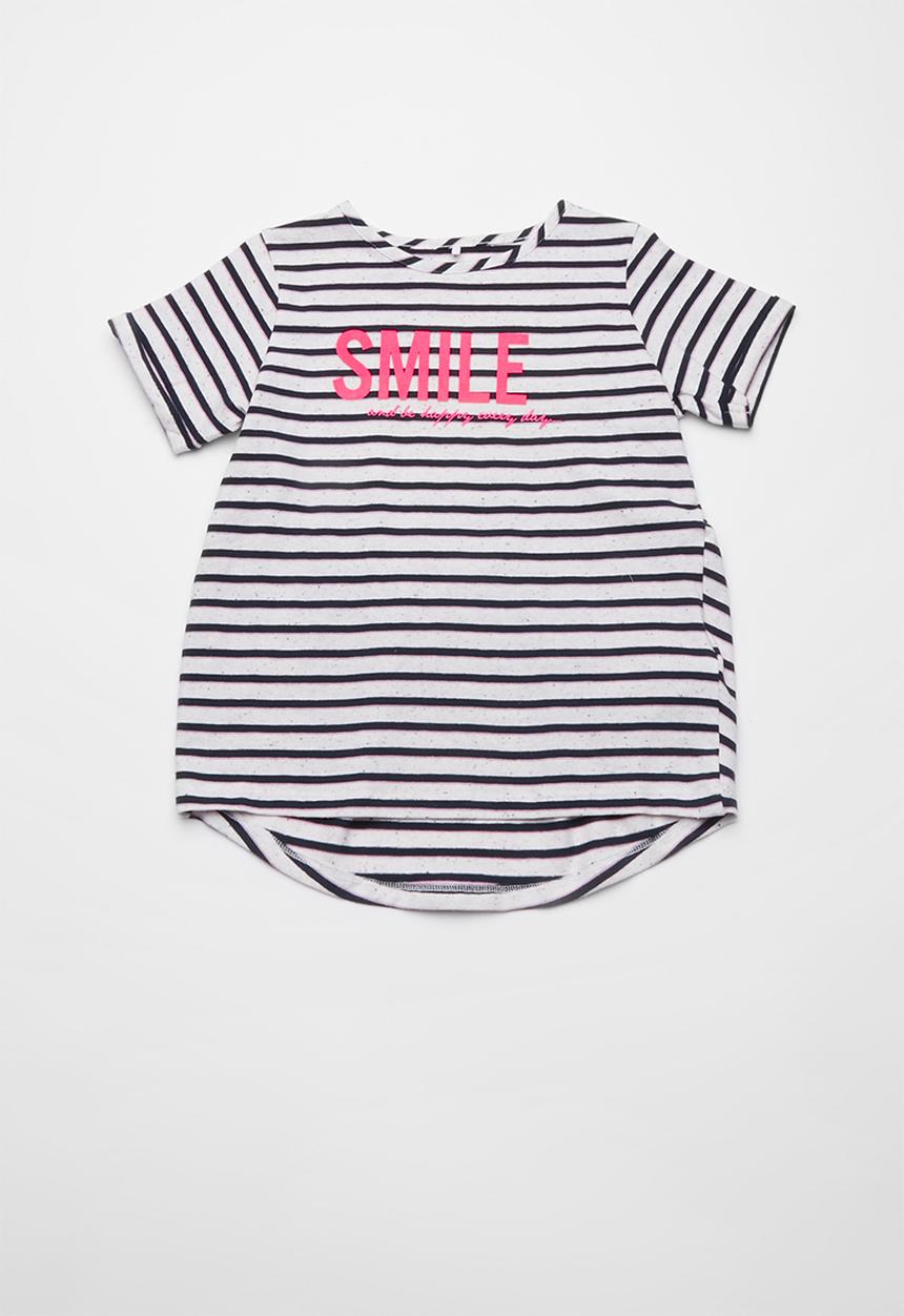 Name It - Kasa short sleeve top - white & navy