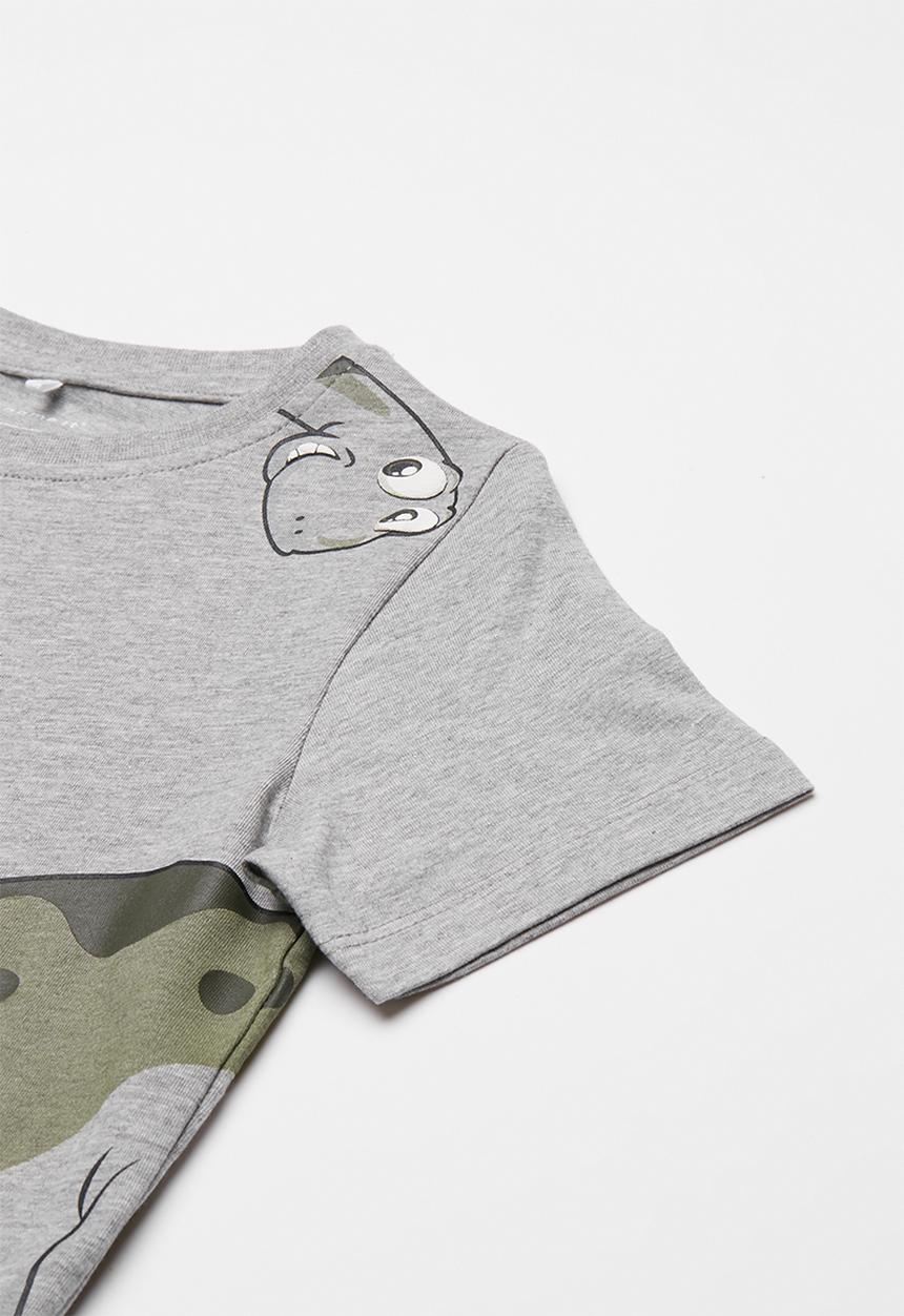 Name It - Casp short sleeve top - grey