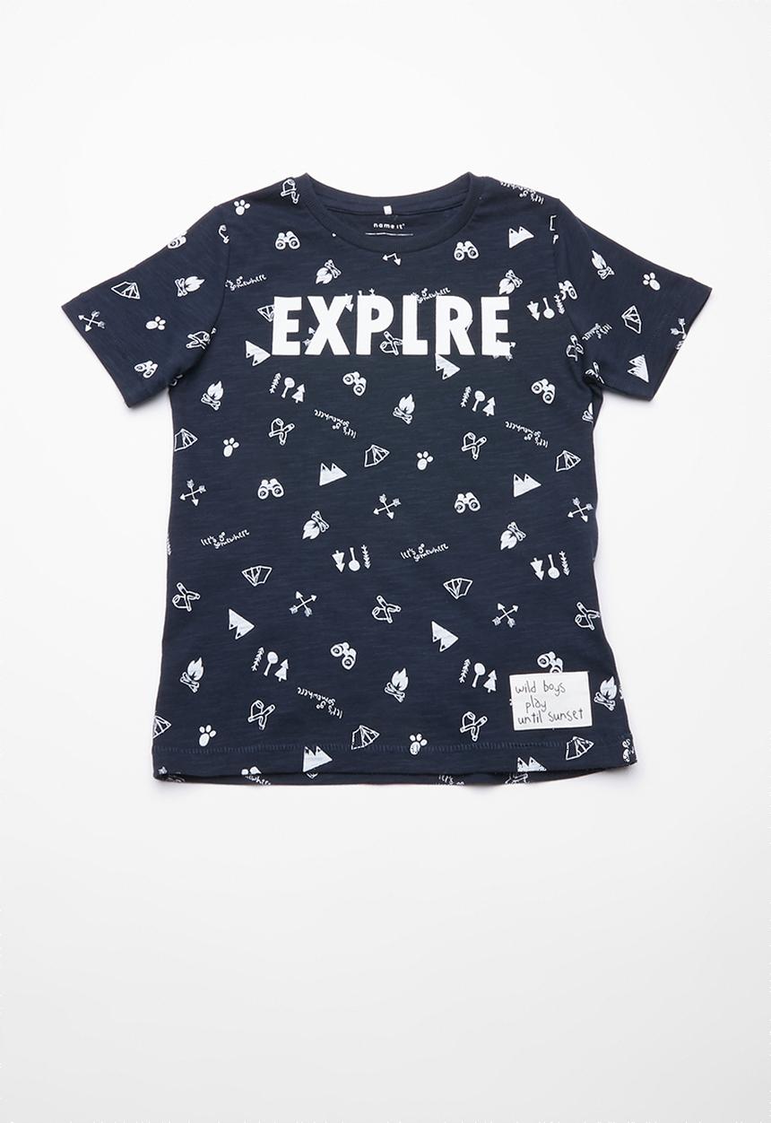 Name It - Karl short sleeve top - navy