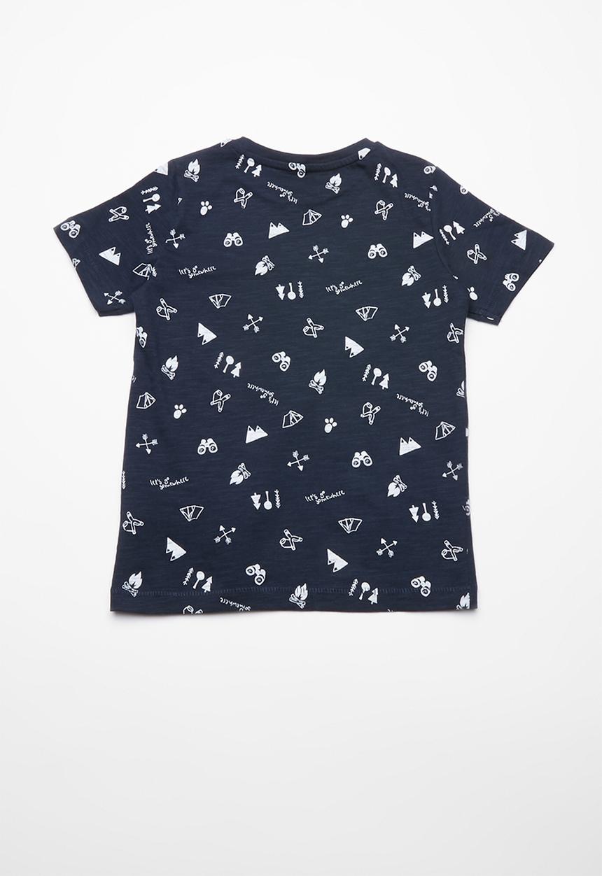 Name It - Karl short sleeve top - navy