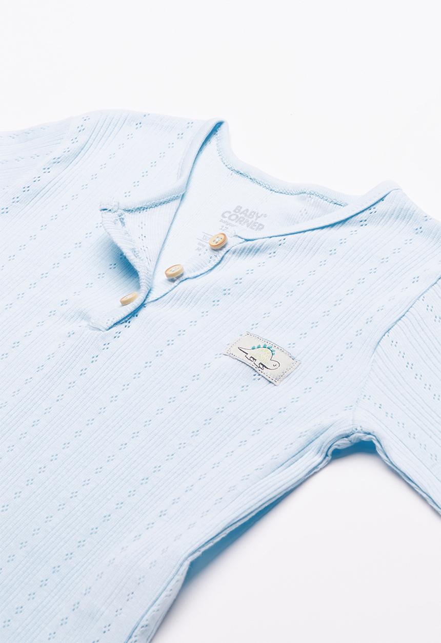 Baby Corner - Dino printed pyjama set - blue