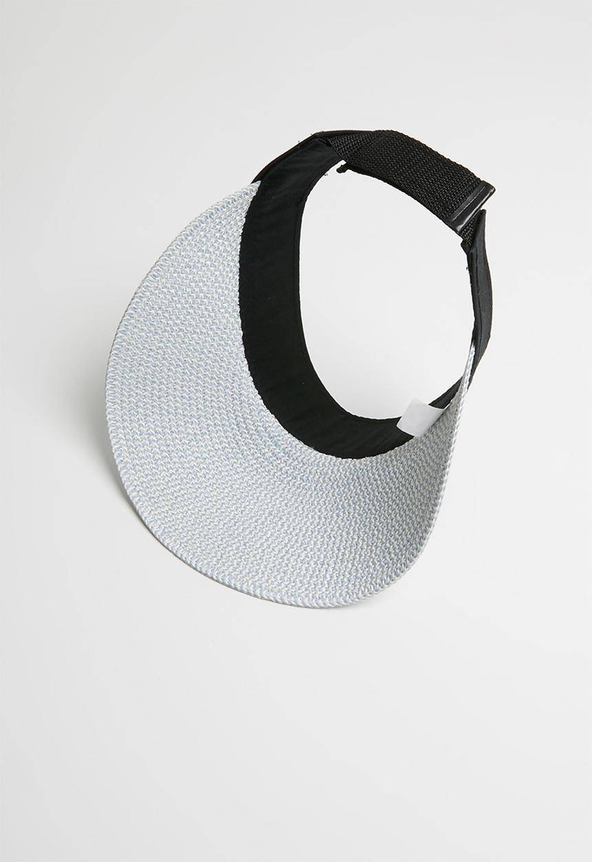 Superbalist - Straw visor hat - white & blue 