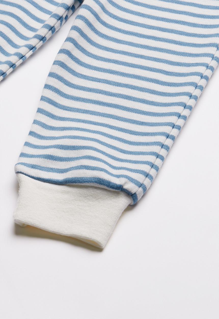 Baby Corner - Fly printed pyjama set - blue & white 