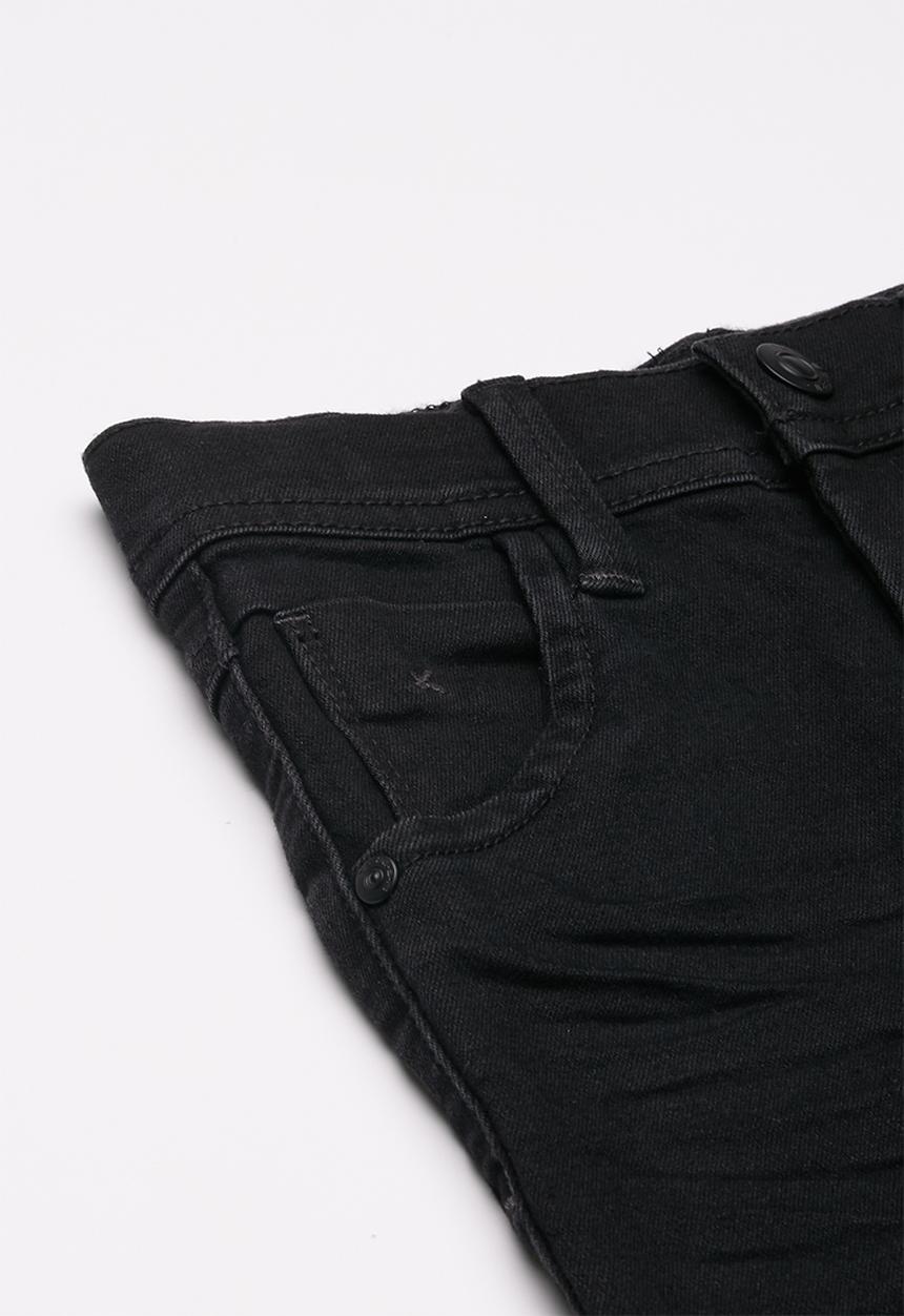 Name It - Silas denim long pants - black