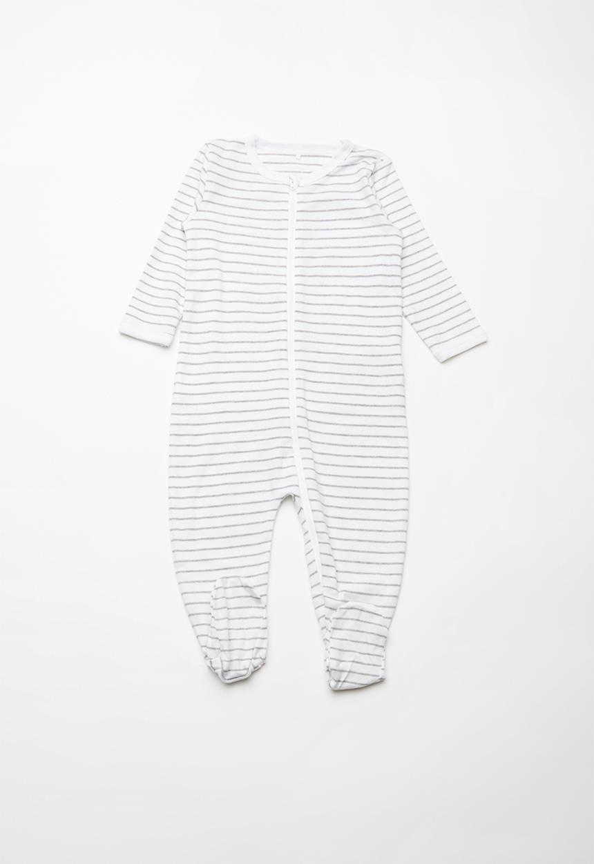 Name It - Night sleepsuit 2pack - grey melange