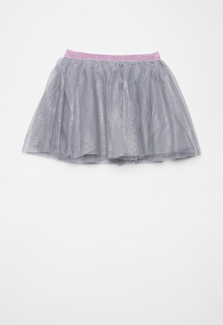 Name It - Pony doris tulle skirt - silver & grey