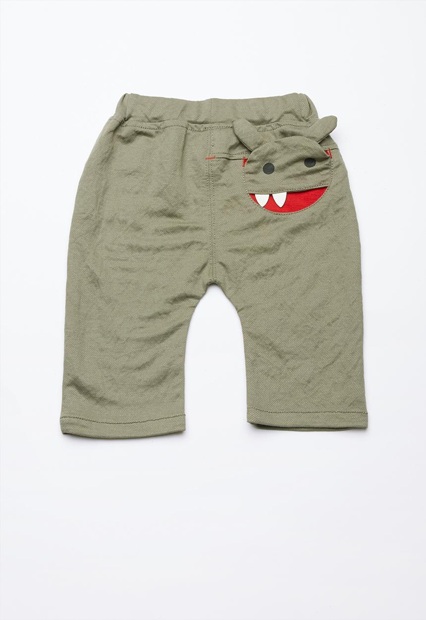 Pop Candy - Basic joggers with side character - pale grey