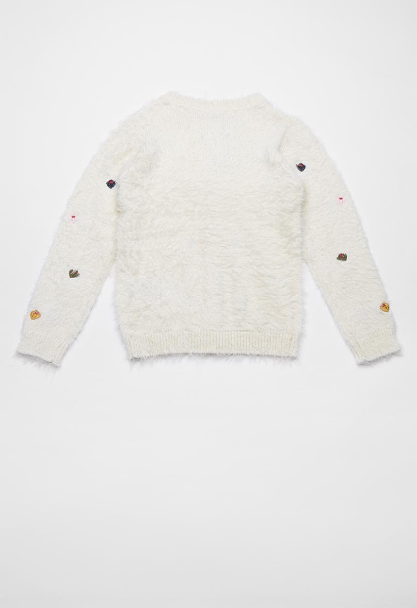 Name It - Latine long sleeve knit cardigan - white