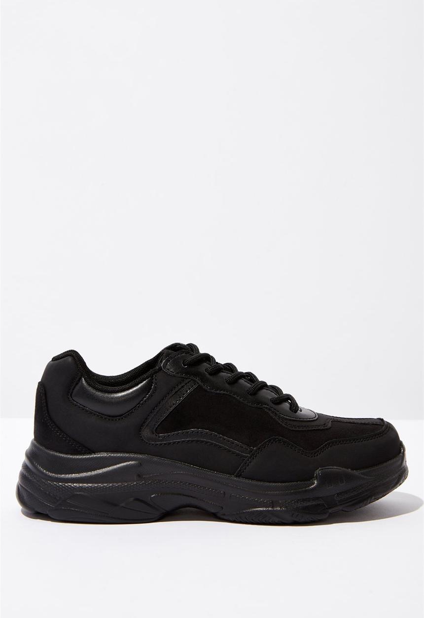 Cotton On - Erika chunky trainer - black