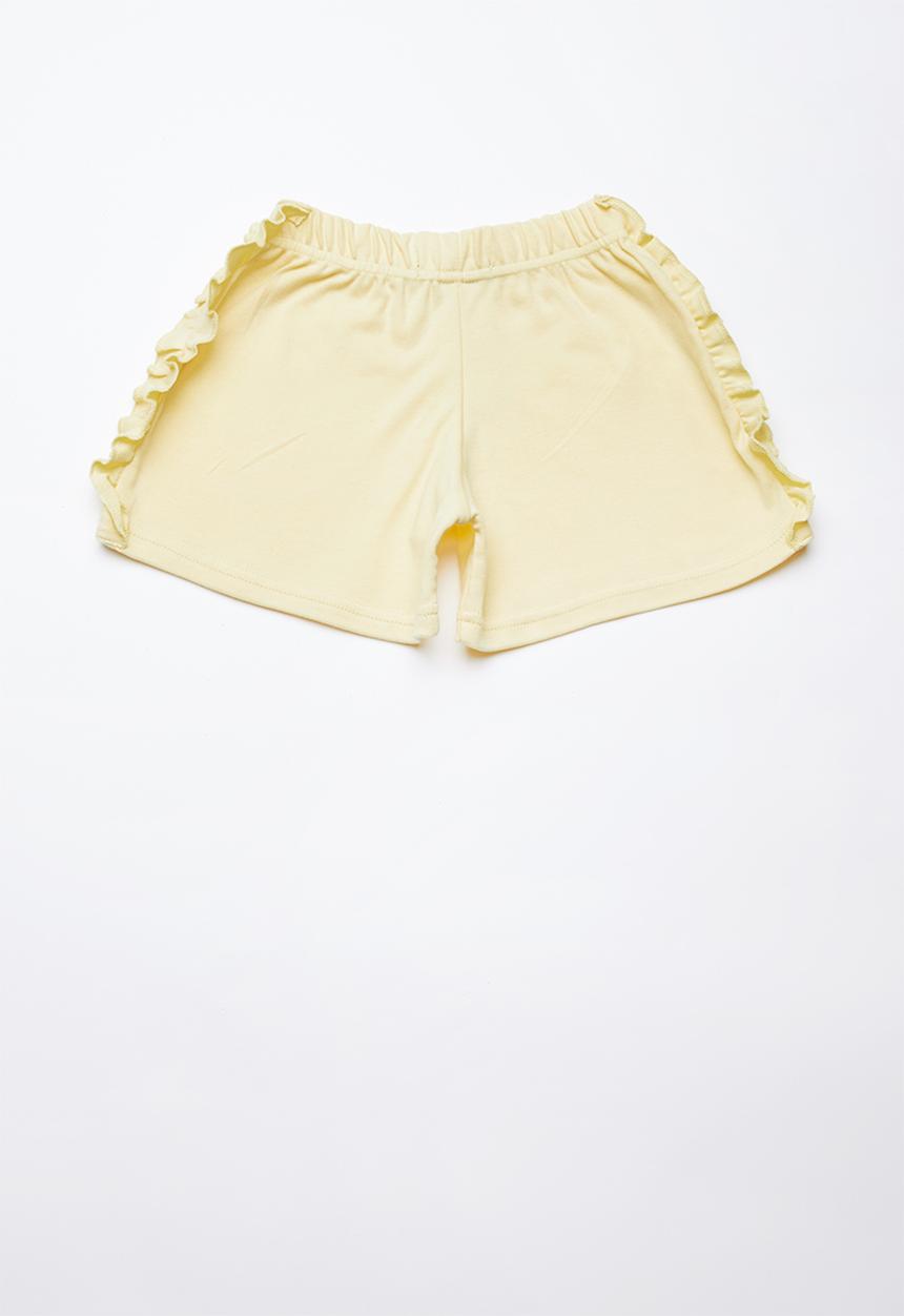 Superbalist - Summer sweat frill shorts - yellow