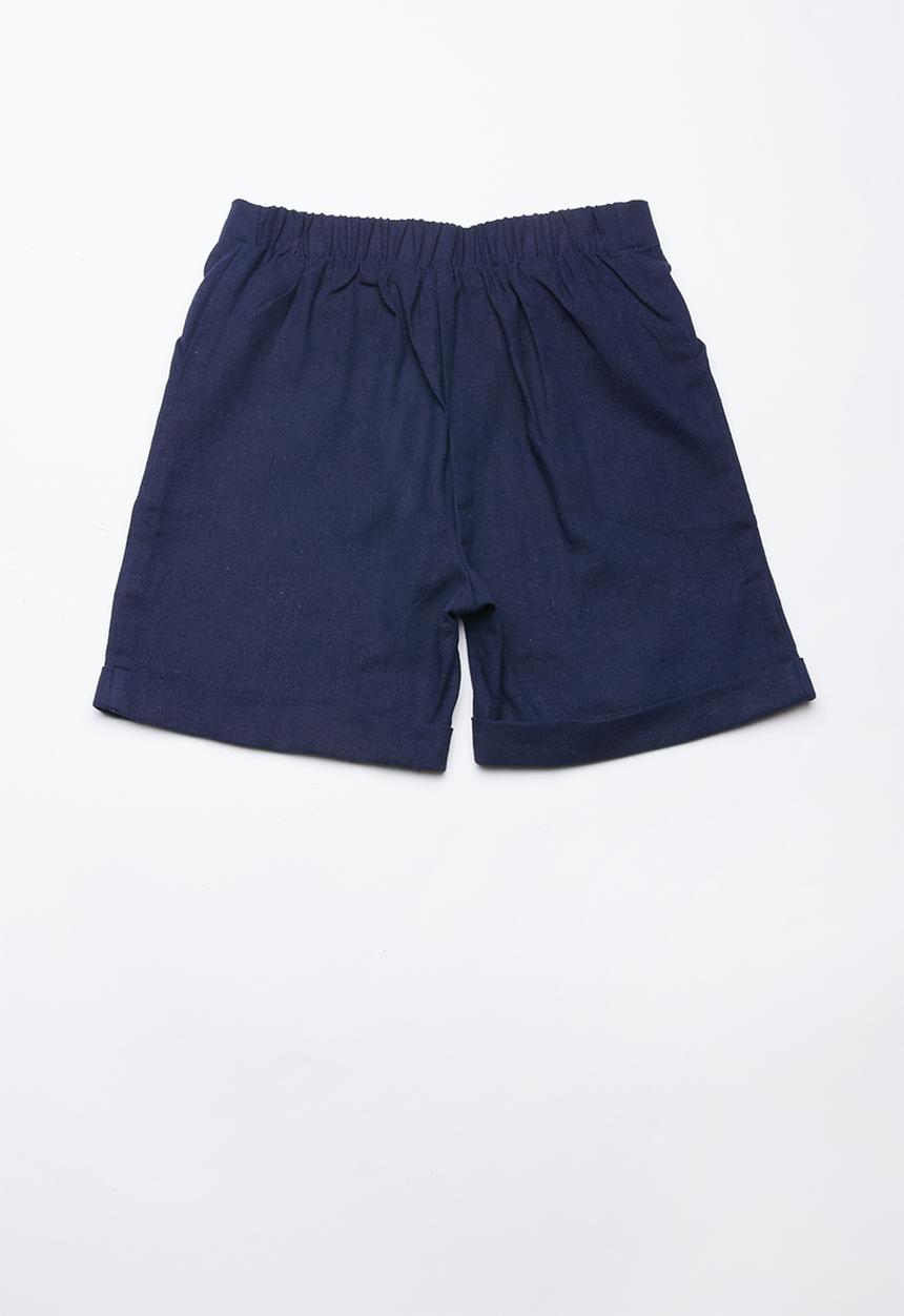 Superbalist - Linen tailored shorts - navy