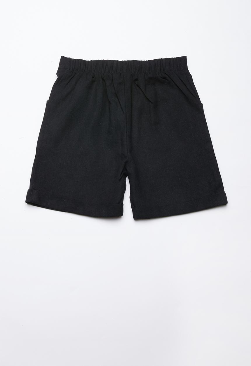 Superbalist - Linen tailored shorts - black