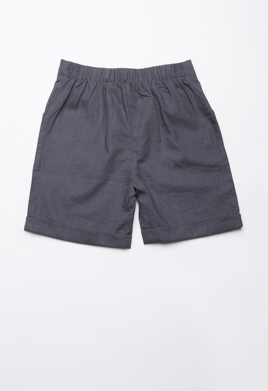 Superbalist - Linen tailored shorts - charcoal