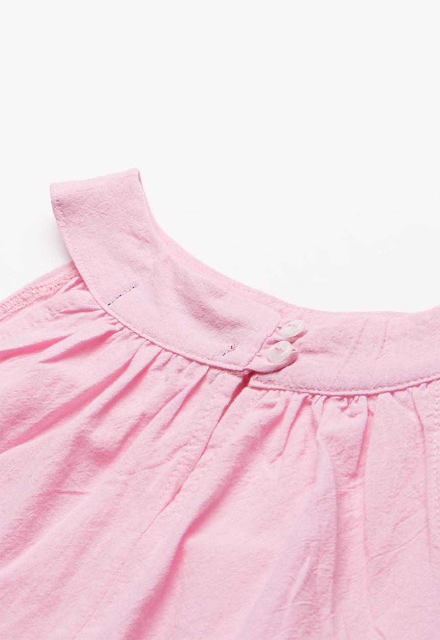 Superbalist - Smock top with bloomer shorts - pink and khaki 