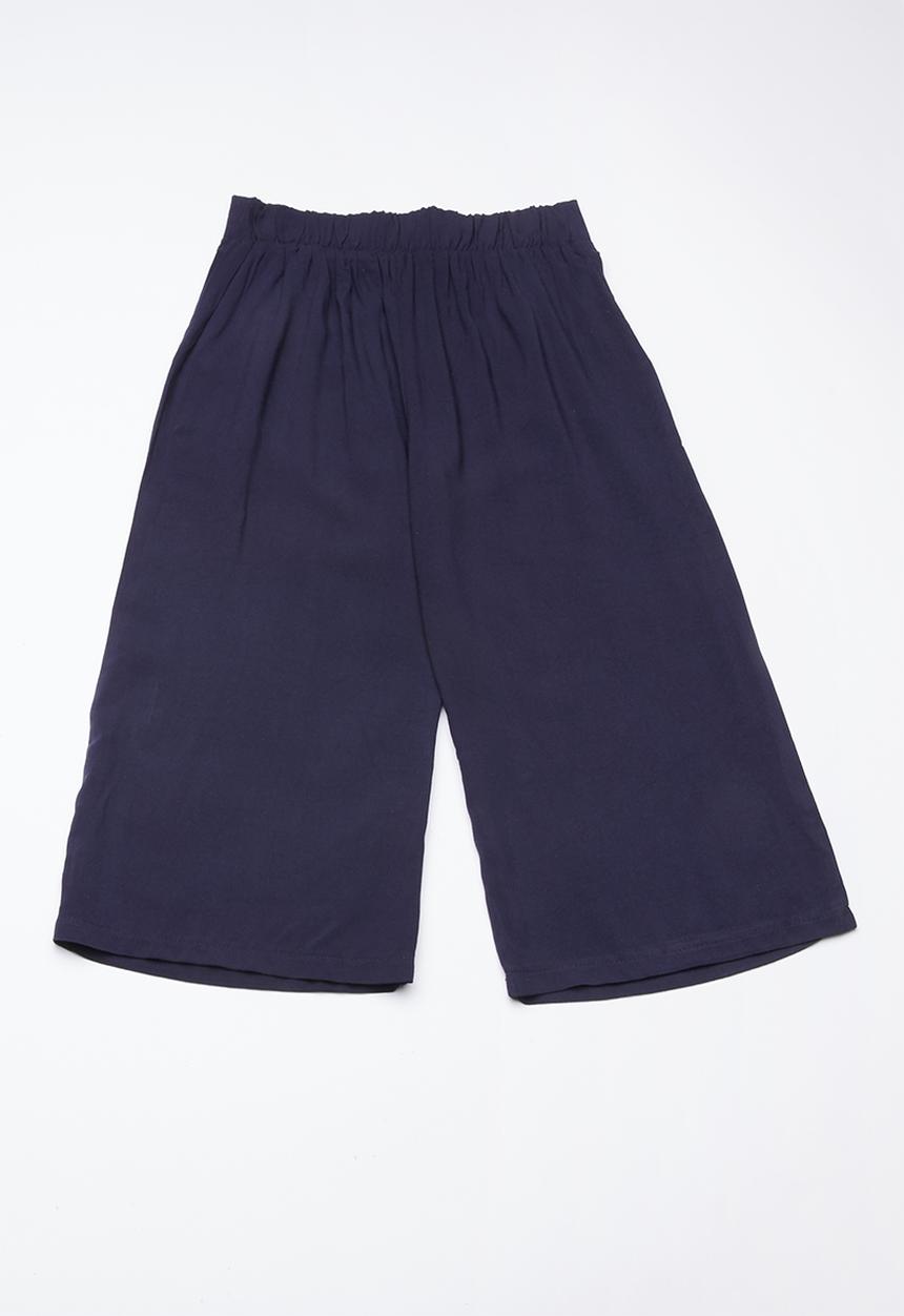 Superbalist - Woven culotte pants - navy