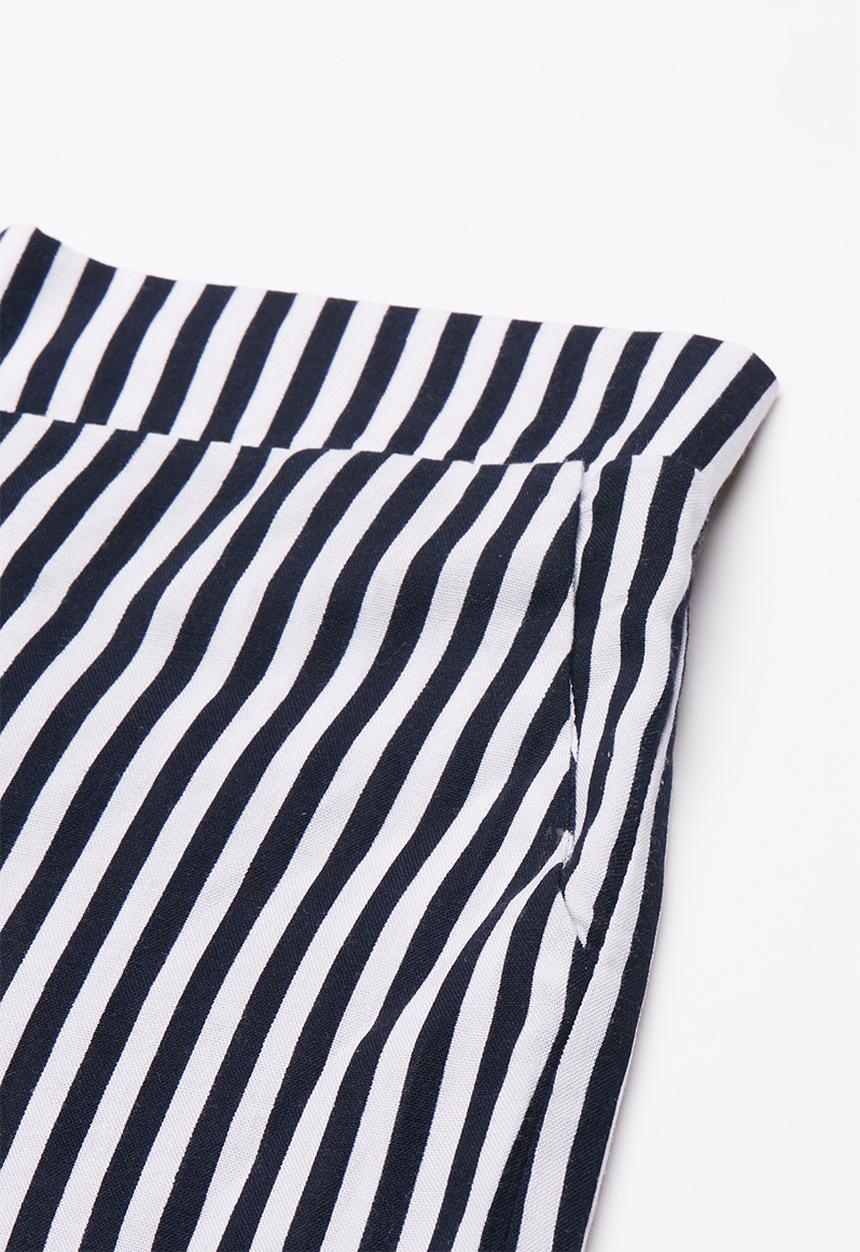 Superbalist - Woven culotte pants - black and white 