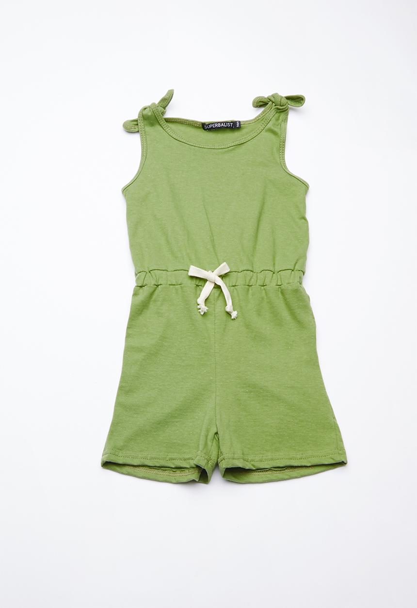 Superbalist - Sleeveless tunnel playsuit - green