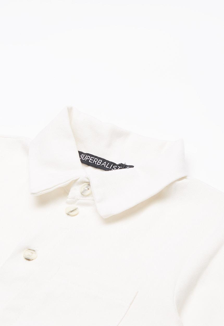 Superbalist - Boys linen shirt - off white