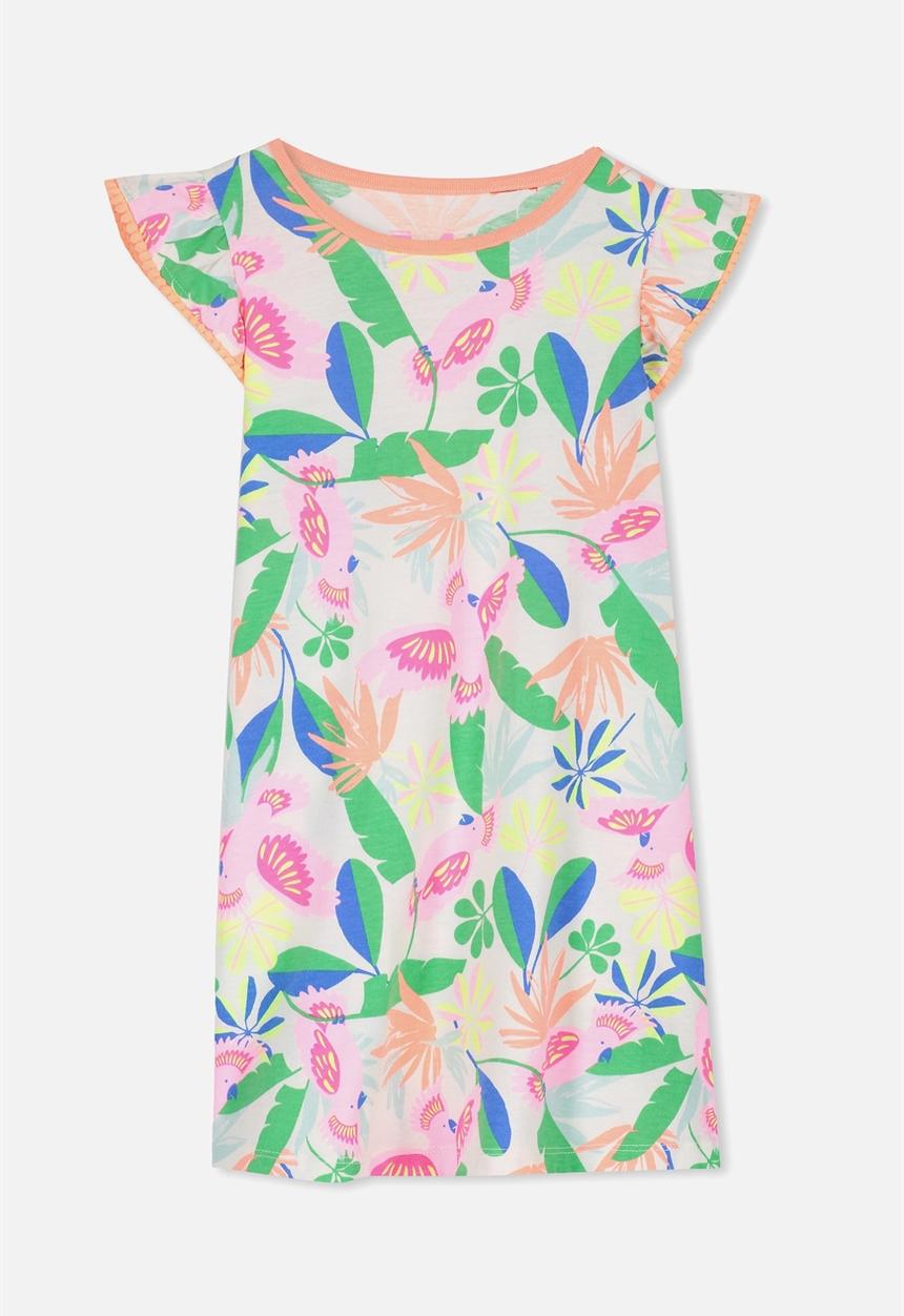 Cotton On - Katie flutter sleeve nightie - pink