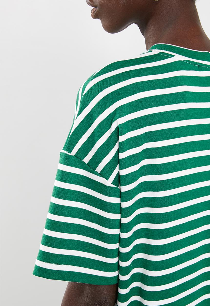 Superbalist - Boxy tee - green & white