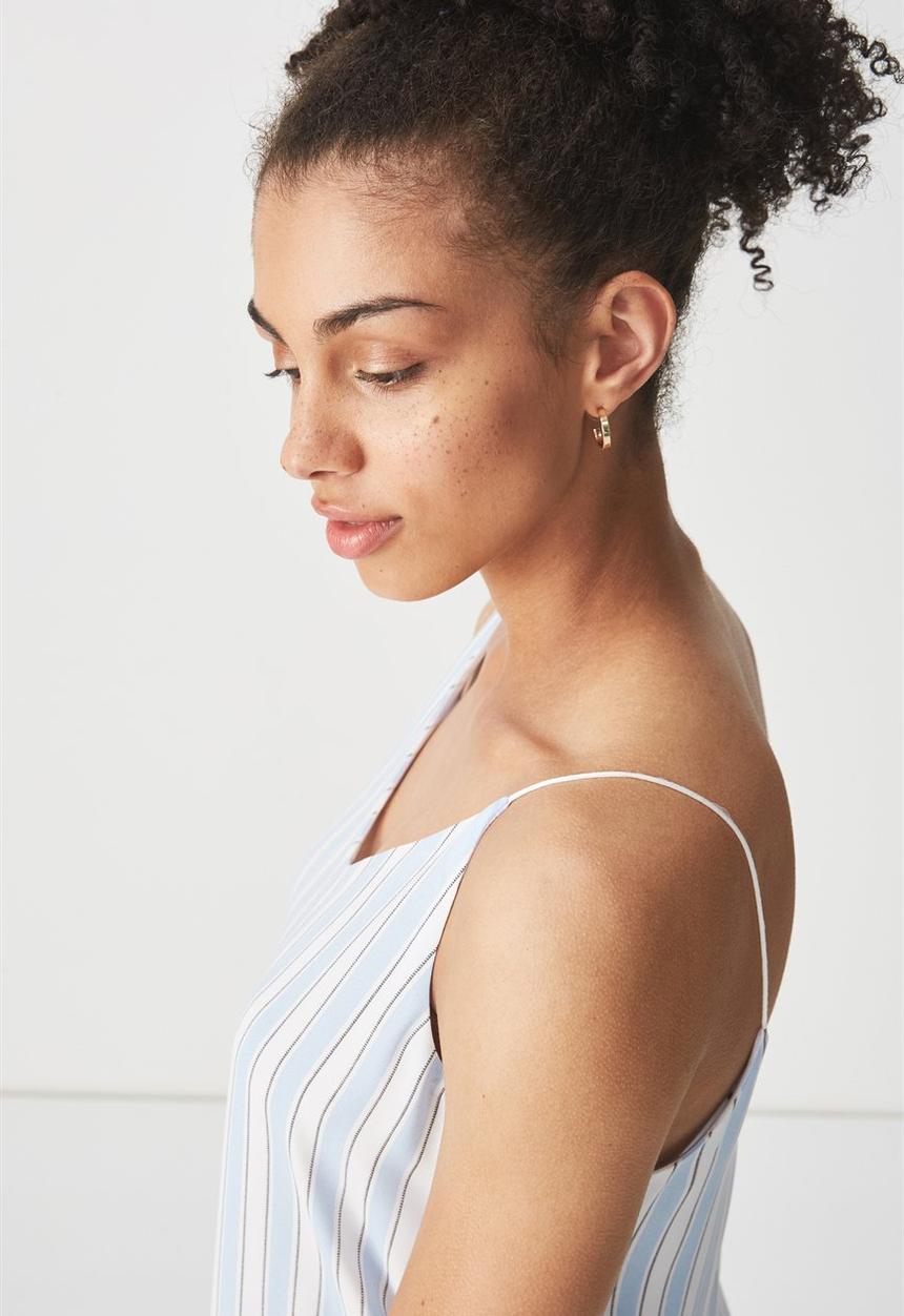 Cotton On - Astrid cami top - stripe blue 