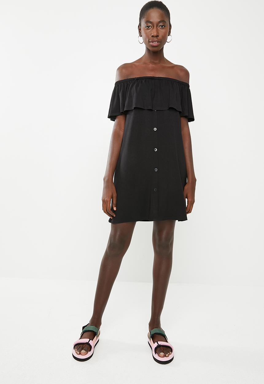 Superbalist - Bardot dress - black