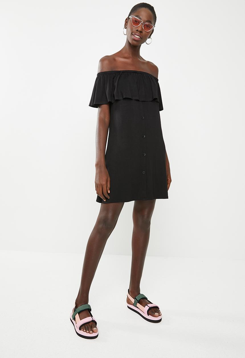 Superbalist - Bardot dress - black