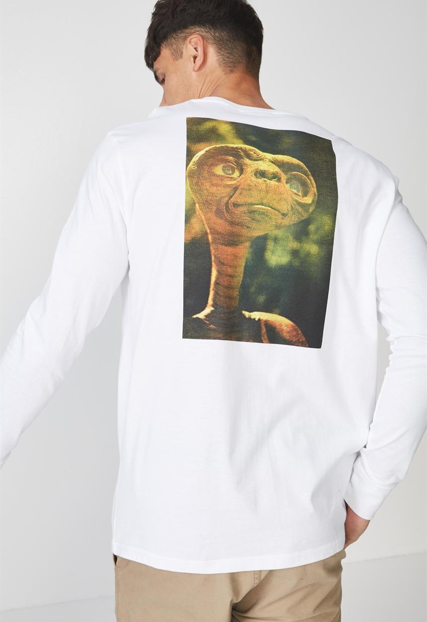 Cotton On - Tbar collaboration long sleeve tee - white