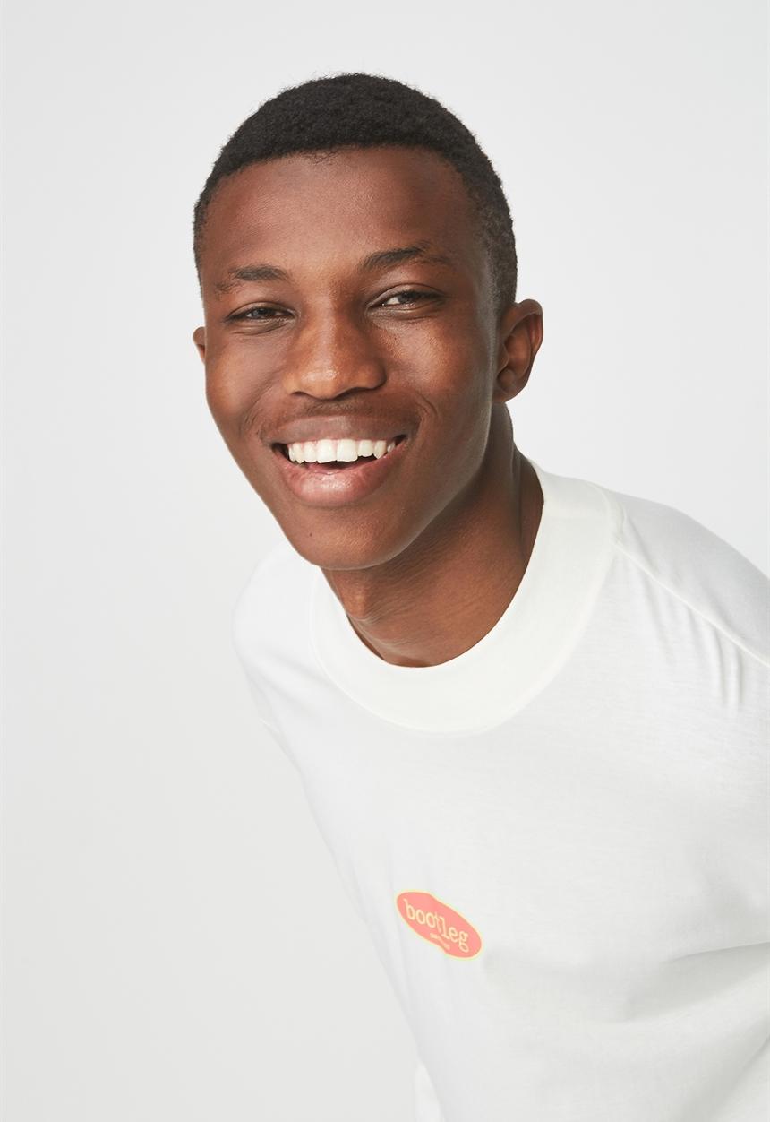 Cotton On - Tbar long sleeve tee - white