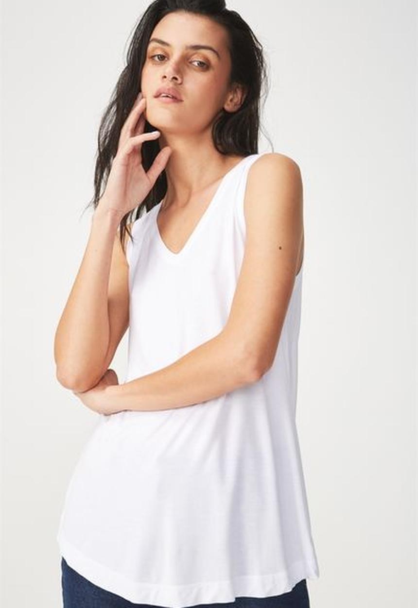 Cotton On - Marissa sleeveless tank top - white