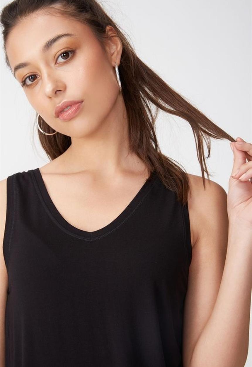 Cotton On - Marissa sleeveless tank top - black