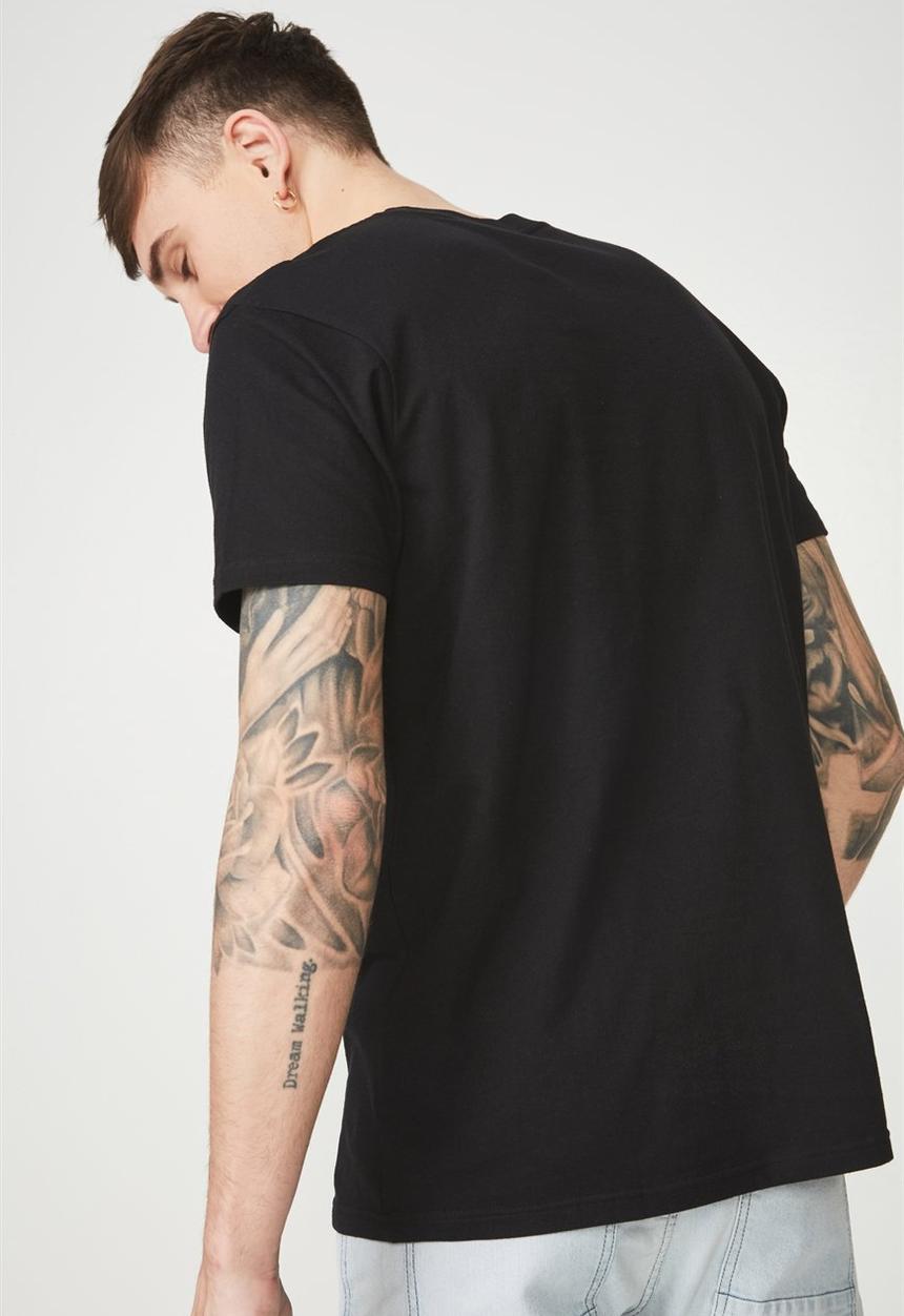 Cotton On - Tbar collaboration short sleeve tee - black