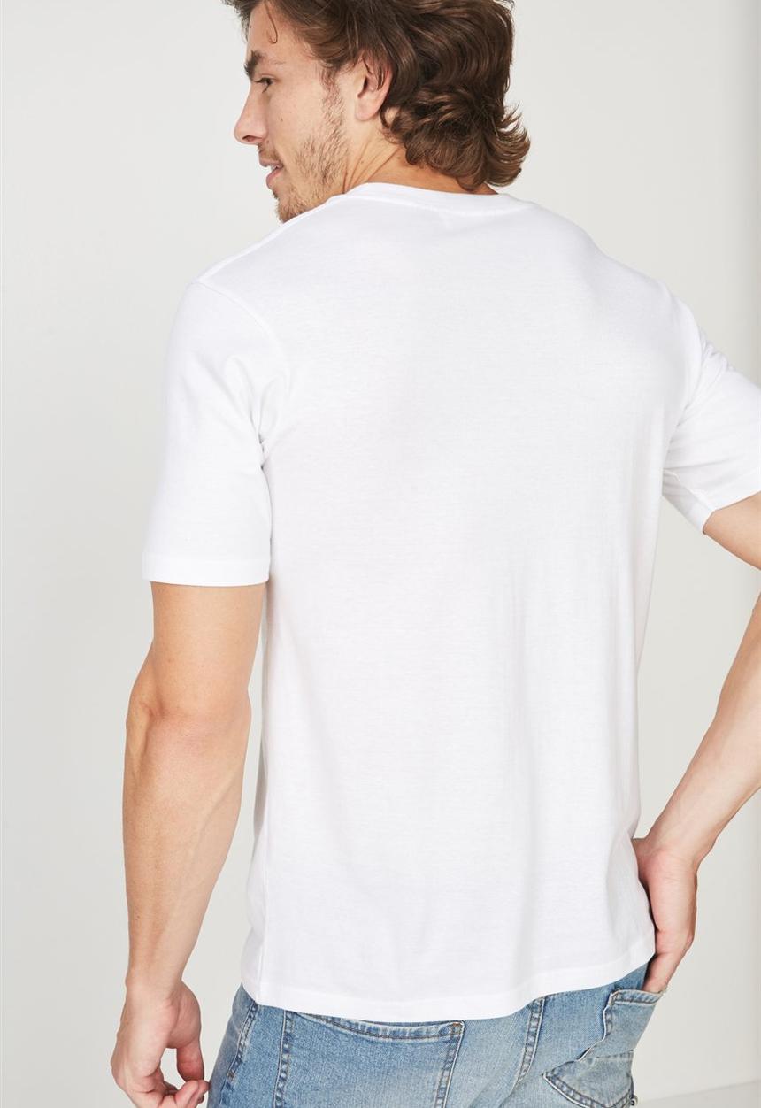 Cotton On - Tbar collaboration short sleeve tee - white