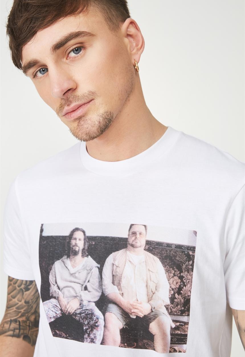 Cotton On - Tbar collaboration short sleeve tee - white