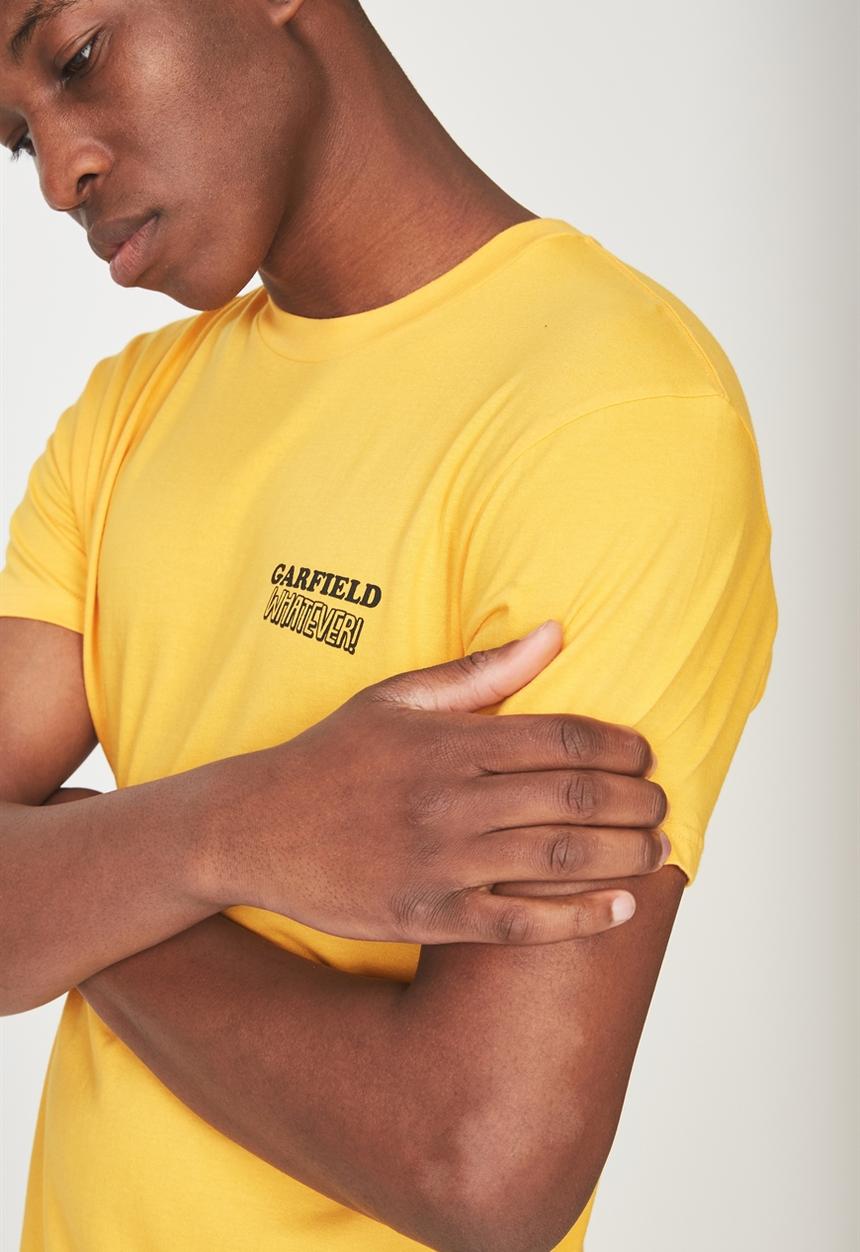 Cotton On - Tbar collaboration short sleeve tee - yellow
