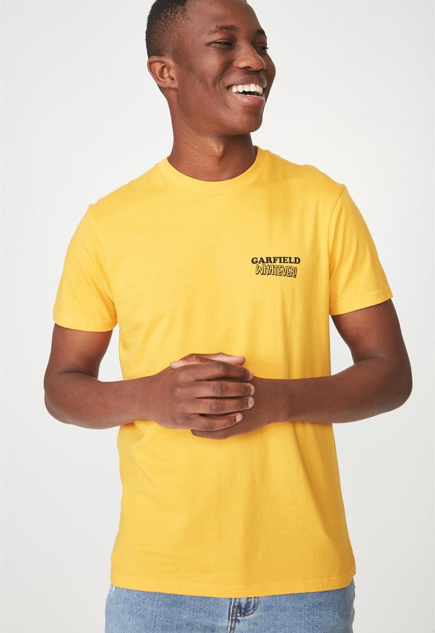 Cotton On - Tbar collaboration short sleeve tee - yellow