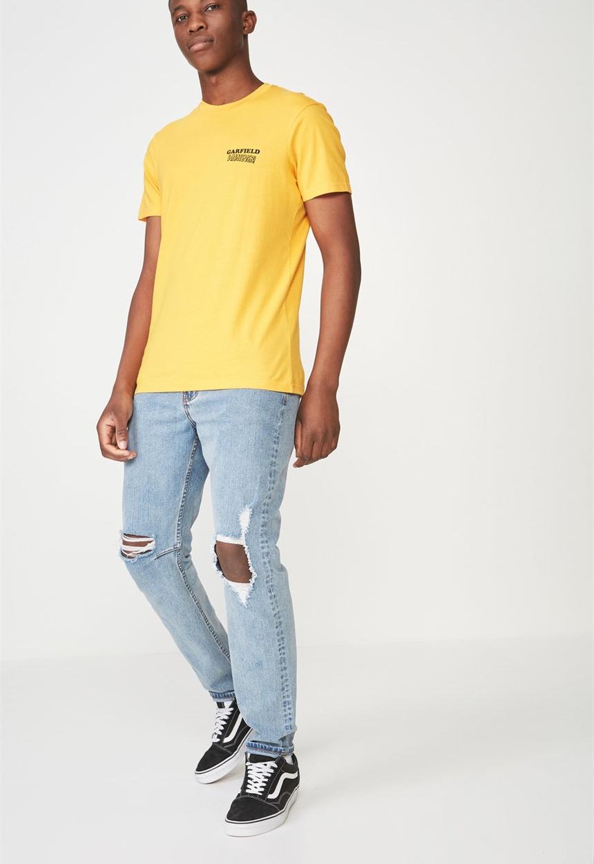Cotton On - Tbar collaboration short sleeve tee - yellow