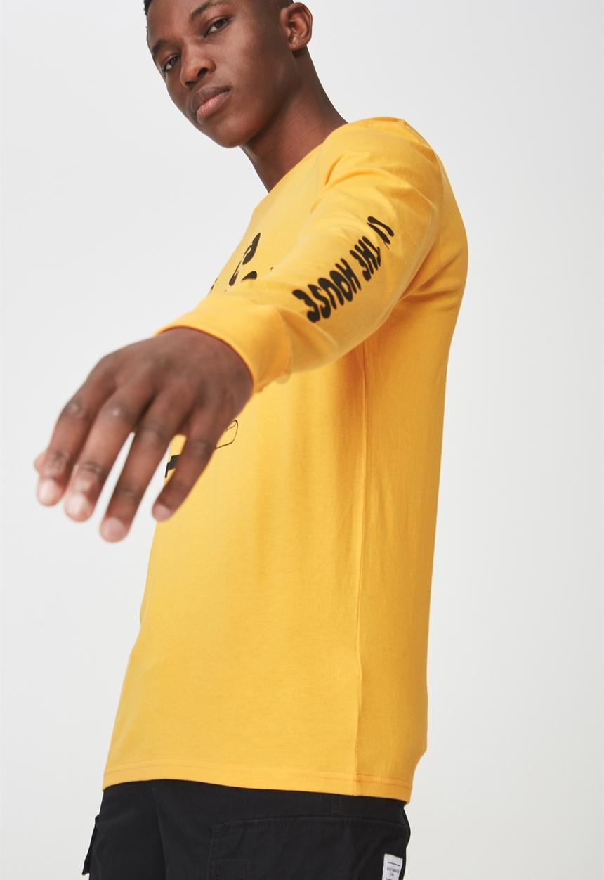 Cotton On - Tbar collaboration short sleeve tee - yellow