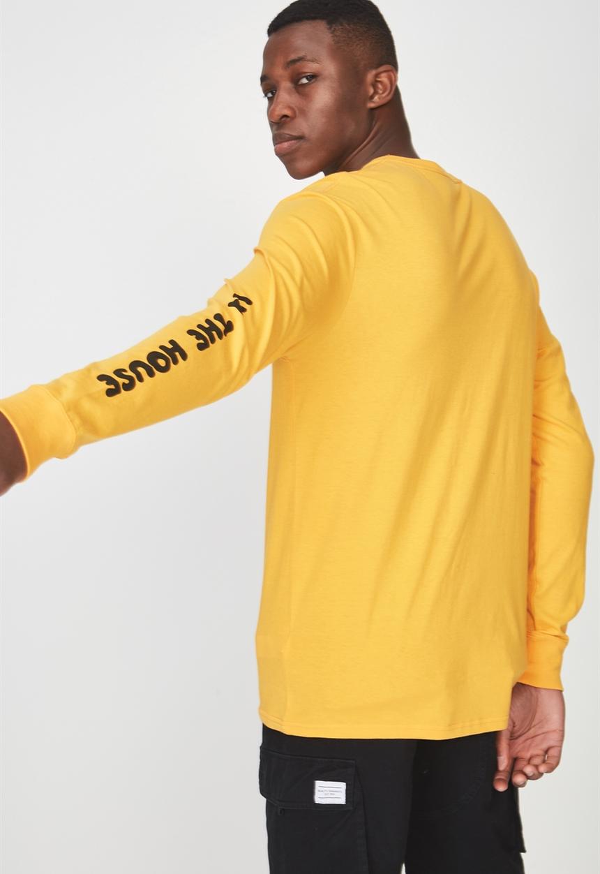 Cotton On - Tbar collaboration short sleeve tee - yellow