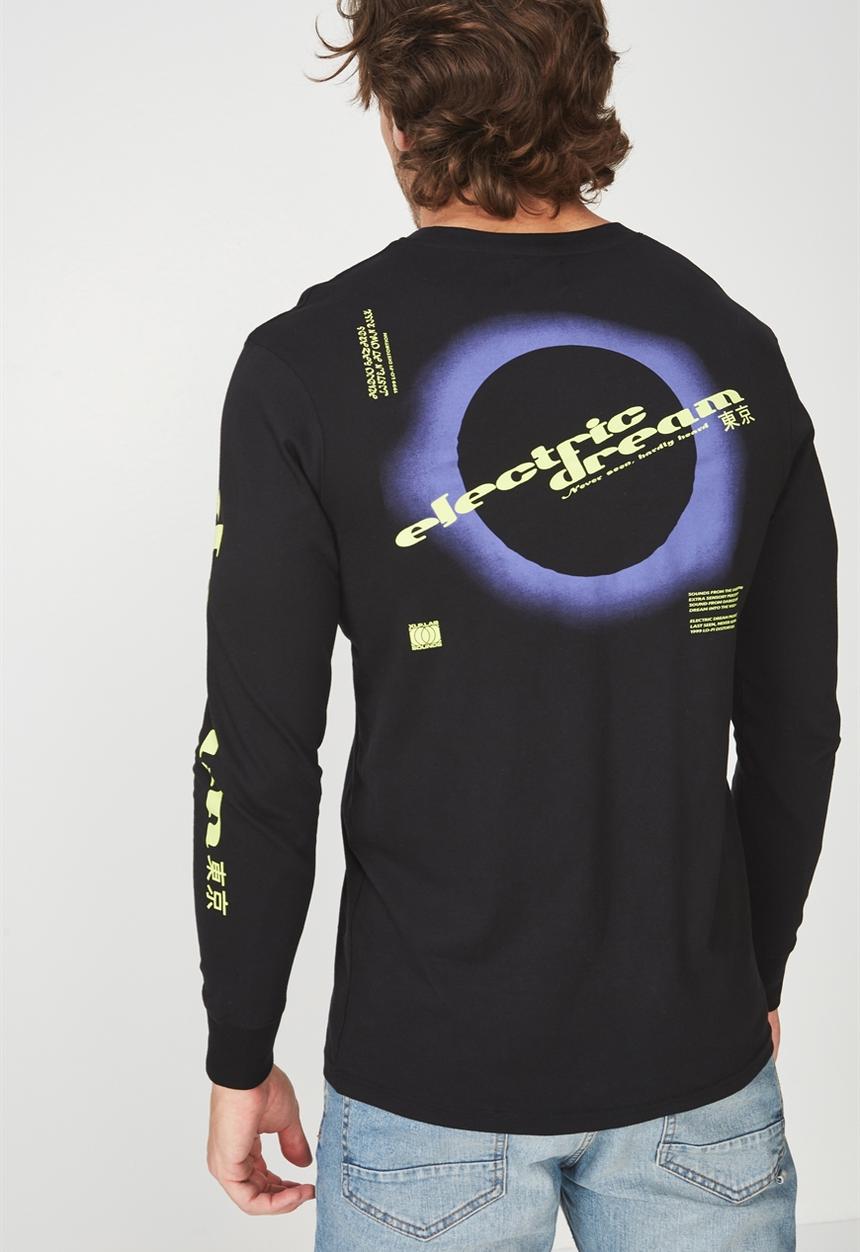 Cotton On - Tbar long sleeve tee - black