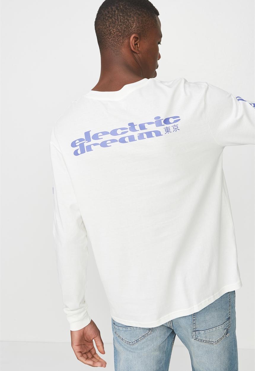 Cotton On - Tbar long sleeve tee - white